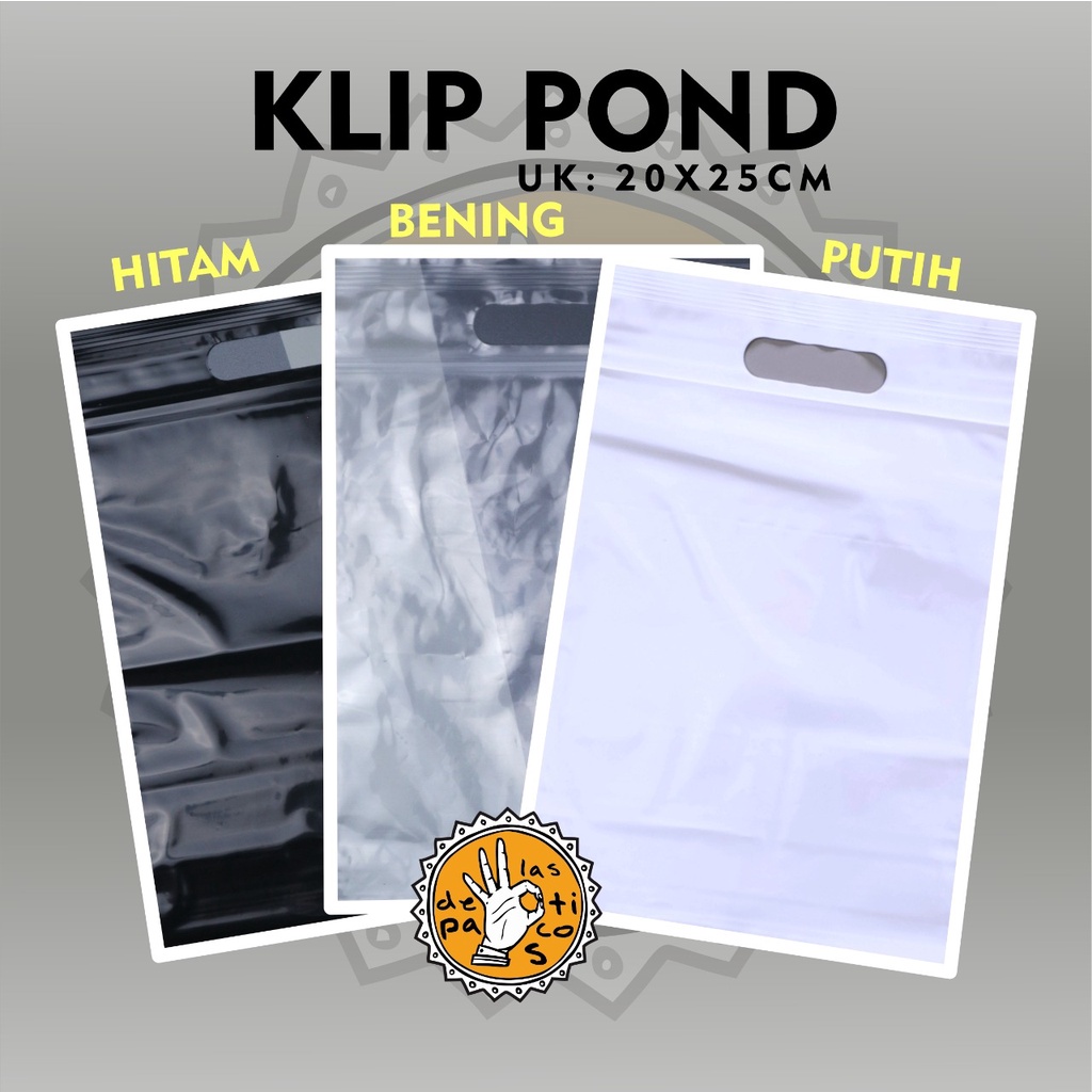 Jual Plastik Klip Ziplock Uk X Untuk Kemasan Pengiriman Hijab