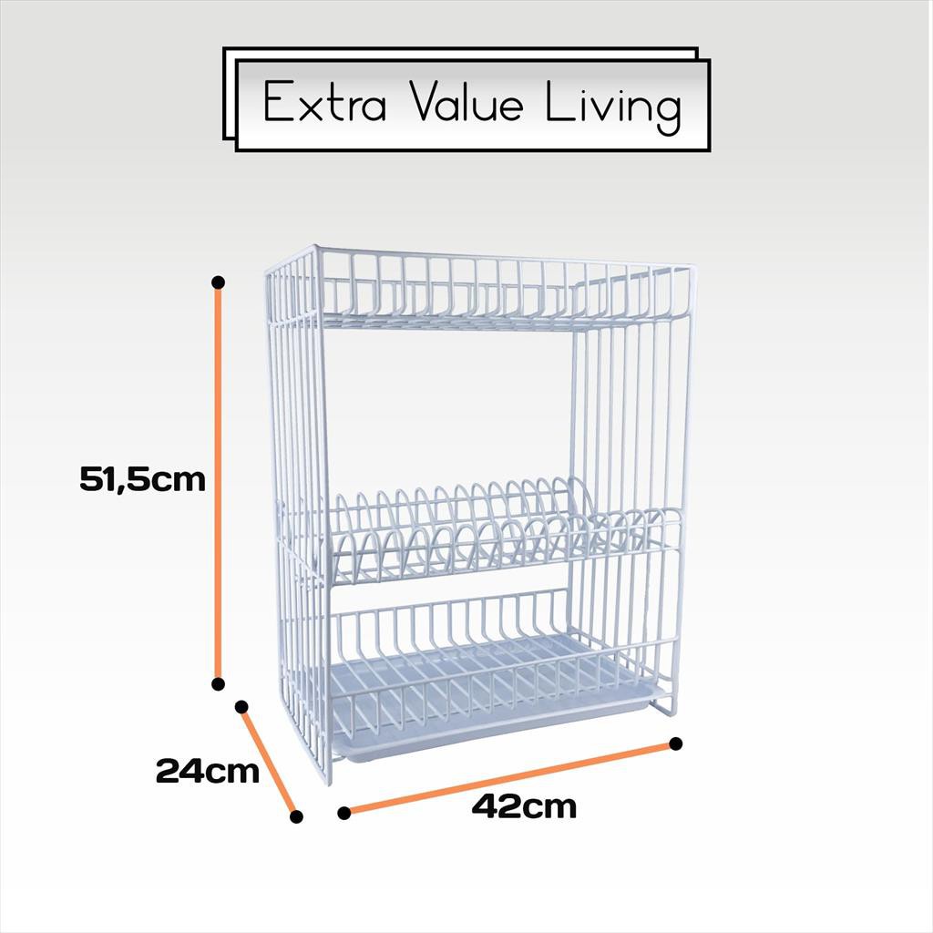 Jual Rak Piring Susun Modelline Rack Melin Tatakan Ptb Med