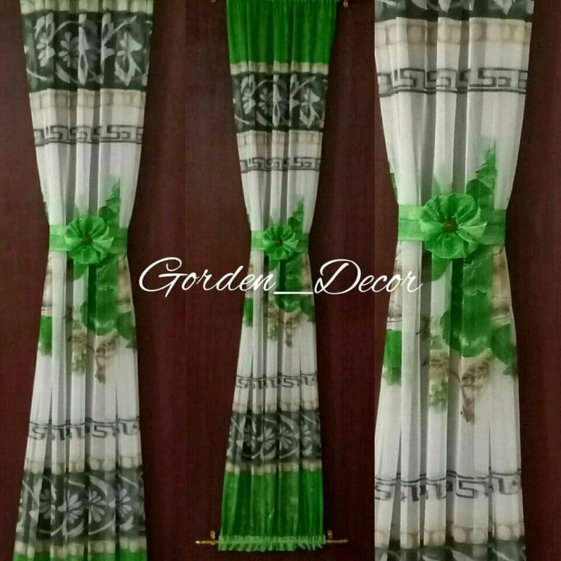 Jual Gorden Pita Gorden Kupu Kupu Minimalis Hordeng Korden Jendela Ikat