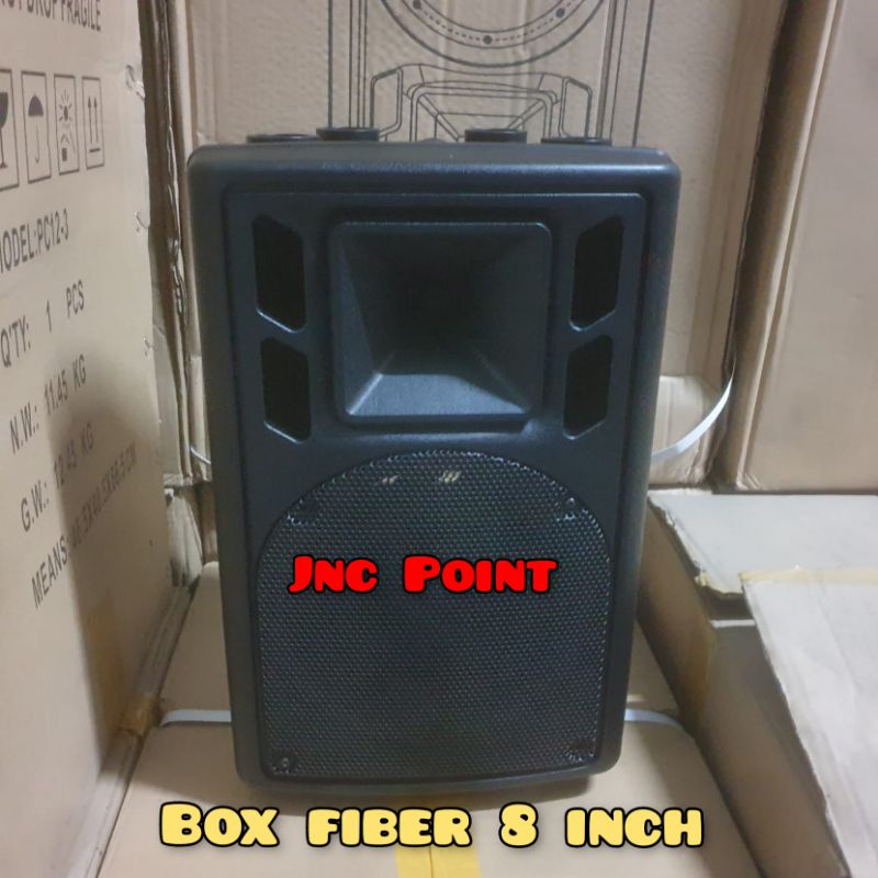 Jual Box Speaker Fiber Plastik 8 Inch Model HUPER Import Box Kosong