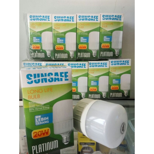 Jual Lampu Led Tabung Sunsafe Platinum Watt Shopee Indonesia