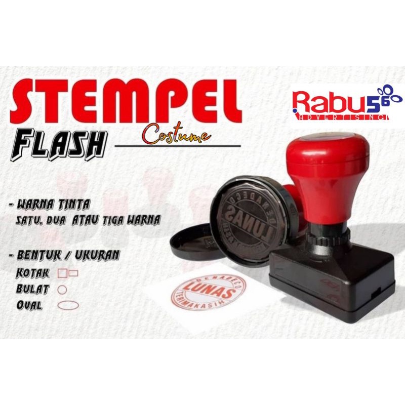 Jual Stampel Flash Otomatis Custom Shopee Indonesia