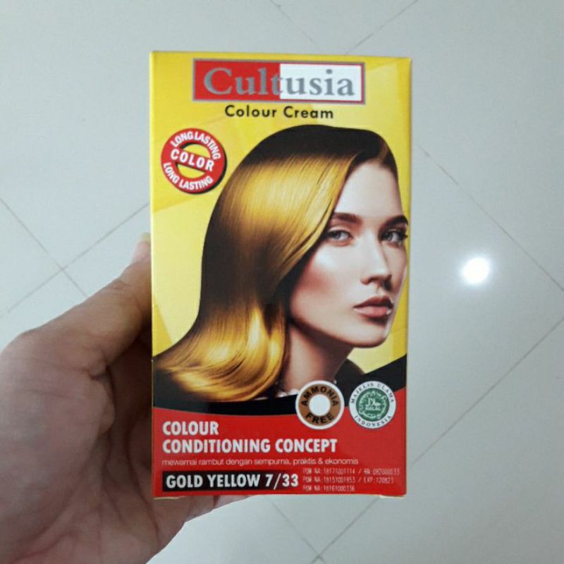 Jual Cultusia Hair Color Colour Cream Pewarna Cat Rambut Ammonia Free