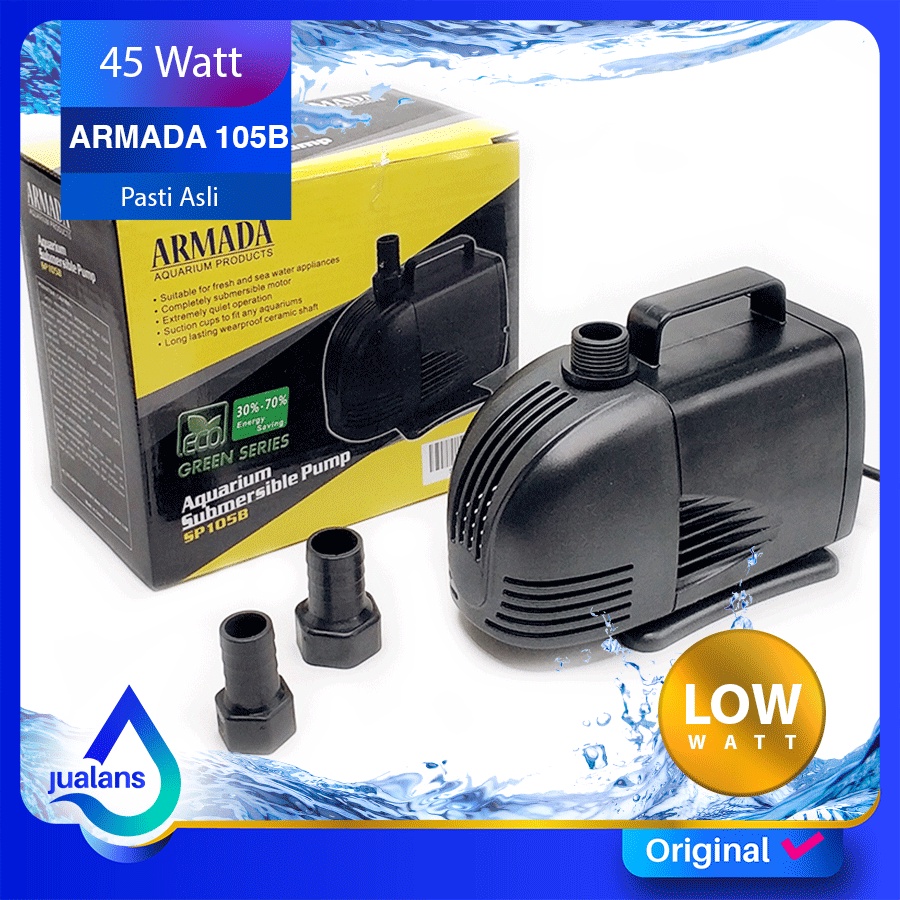 Jual Pompa Air Celup Aquarium Armada B Original Hemat Low Watt