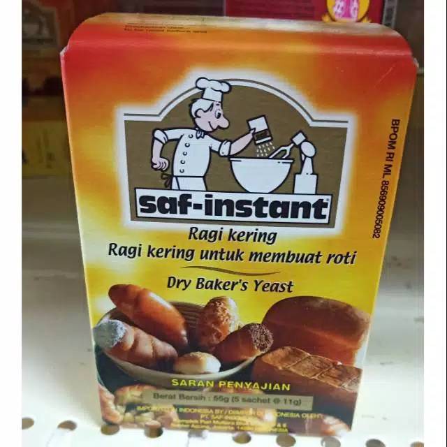 Jual Saf Instant Ragi Kering Dry Yeast 5 X 11gr Shopee Indonesia