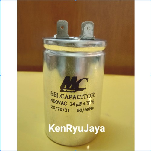 Jual Kapasitor Capacitor AC 14 Uf 400 Vac MC Shopee Indonesia