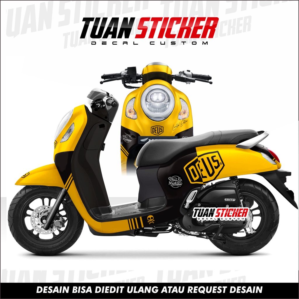 Jual Sticker Striping Decal New Scoopy Sticker New Scoopy