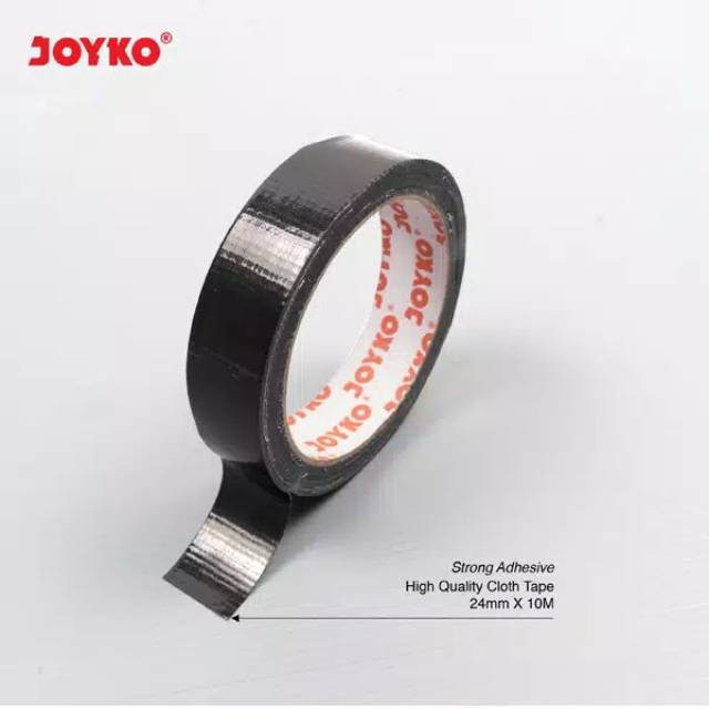 Jual Cloth Tape Lakban Kain Hitam Joyko X Shopee Indonesia