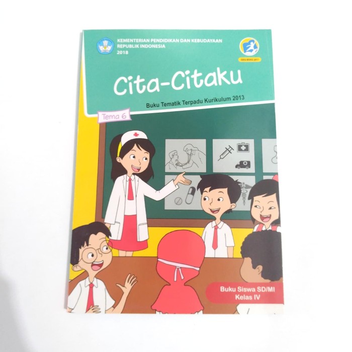 Jual BUKU TEMATIK SD KELAS 4 TEMA 6 CITA CITAKU Shopee Indonesia