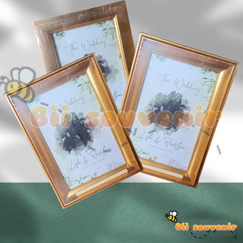 Jual Pigora Foto Gold X Bingkai Frame Foto Dinding Standing Ukuran