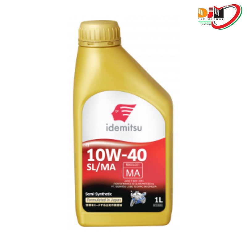 Jual IDEMITSU Oil 4T 10W 40 Semi Synthetic SL MA 800ml Shopee Indonesia