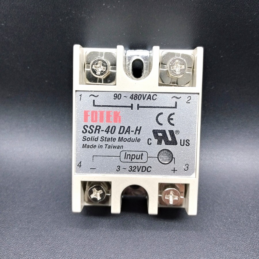 Jual Solid State Relay Fotek SSR 40DA H SSR 40DAH 40 Amper Shopee