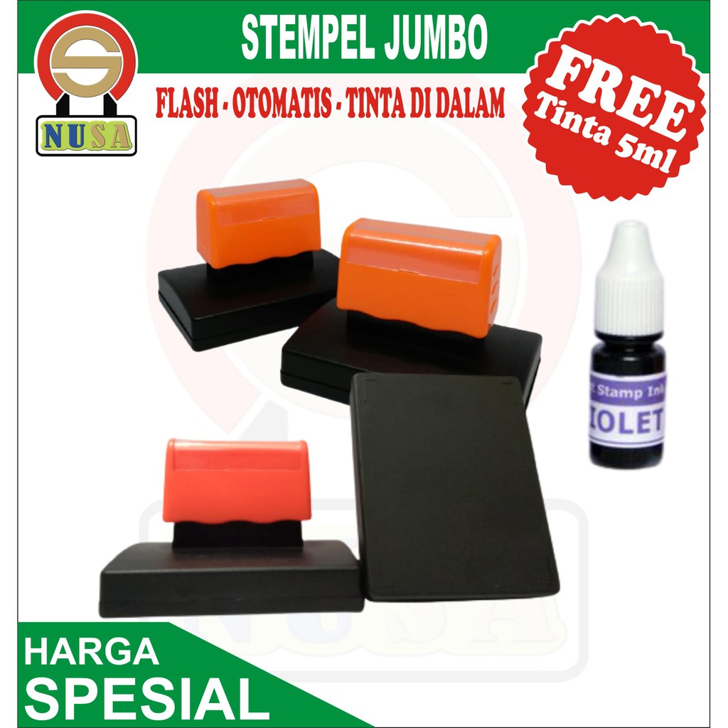 Jual STEMPEL OTOMATIS JUMBO STEMPEL KARDUS STEMPEL KEMASAN Shopee