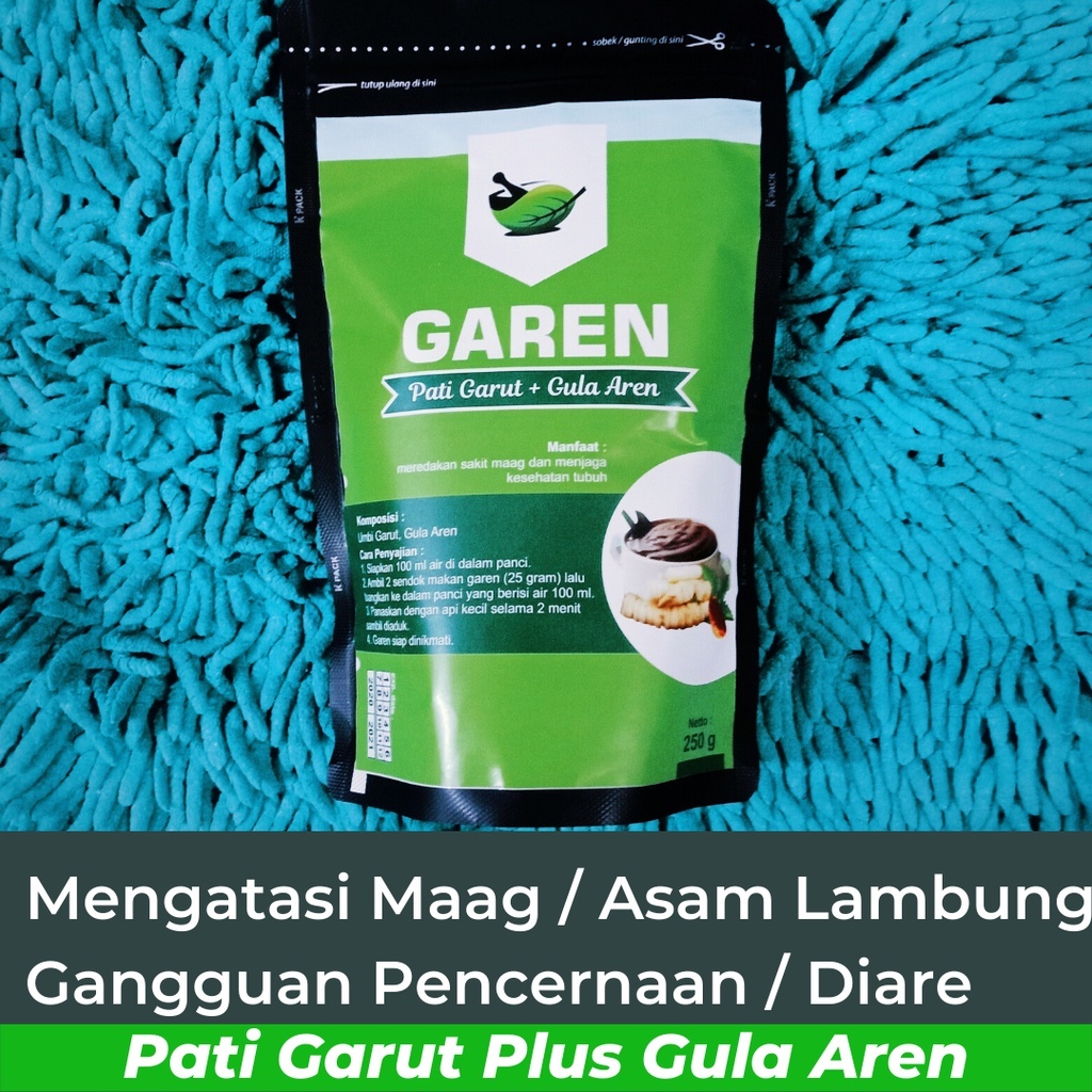 Jual GAREN Arrowroot Powder Tepung Bubur Umbi Pati Garut Irut Angkrik