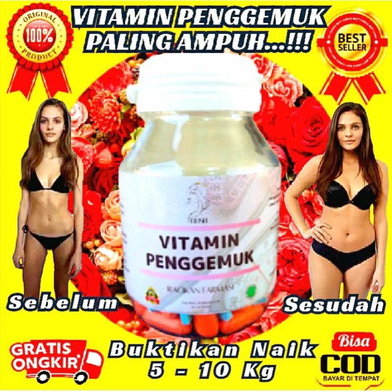 Jual Vitamin Penggemuk Badan Obat Gemuk Badan Suplemen Penggemuk