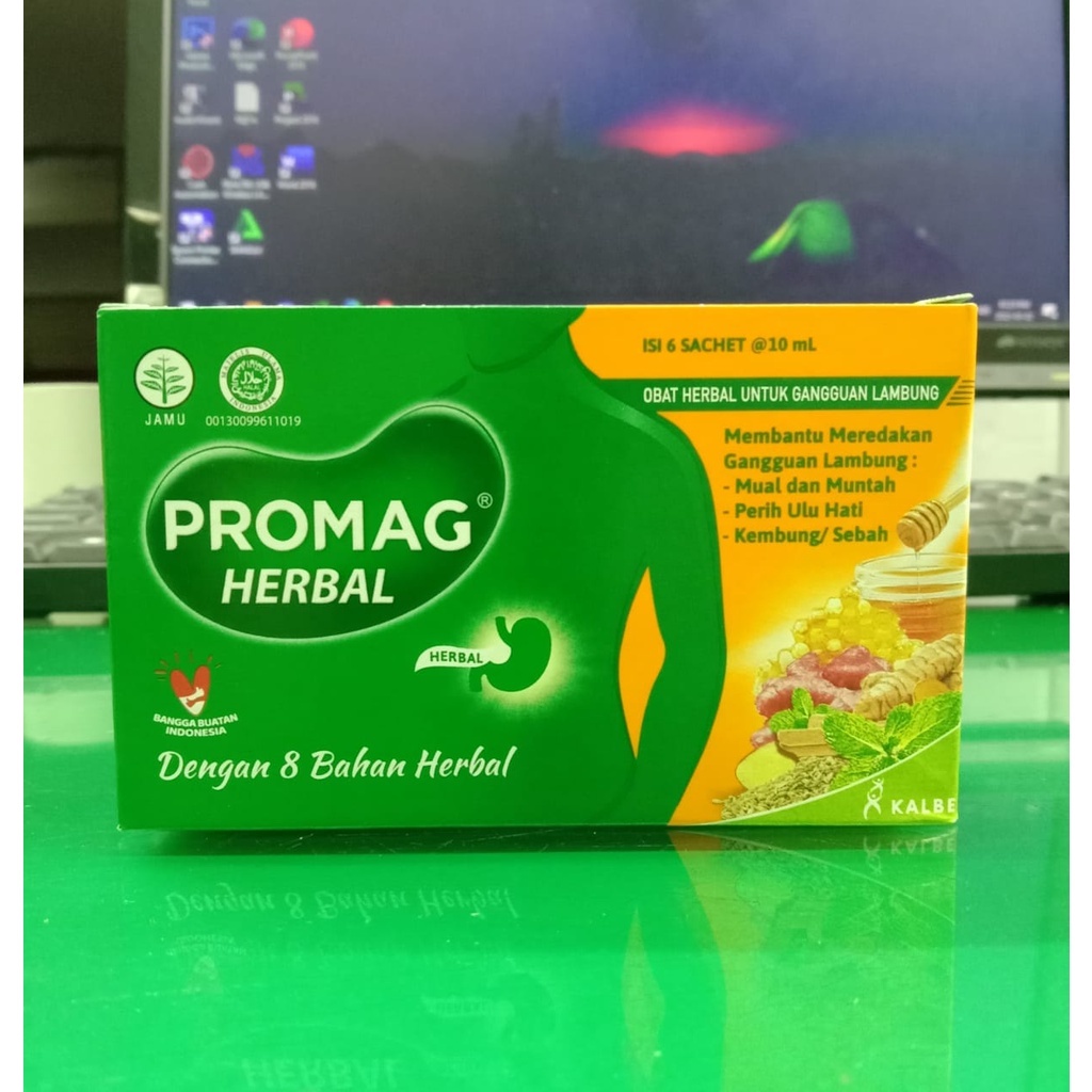 Jual PROMAG HERBAL OBAT HERBAL UNTUK GANGGUAN LAMBUNG 1 BOX ISI 6