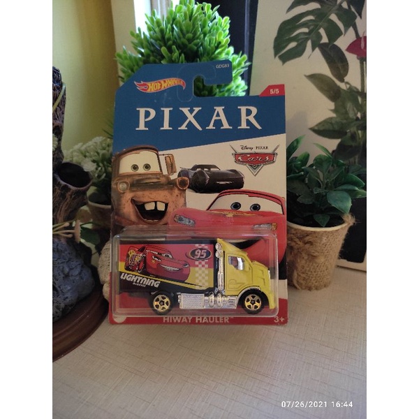 Jual Hot Wheels Truck Hiway Hauler Disney Pixar Cars Lightning Mcqueen