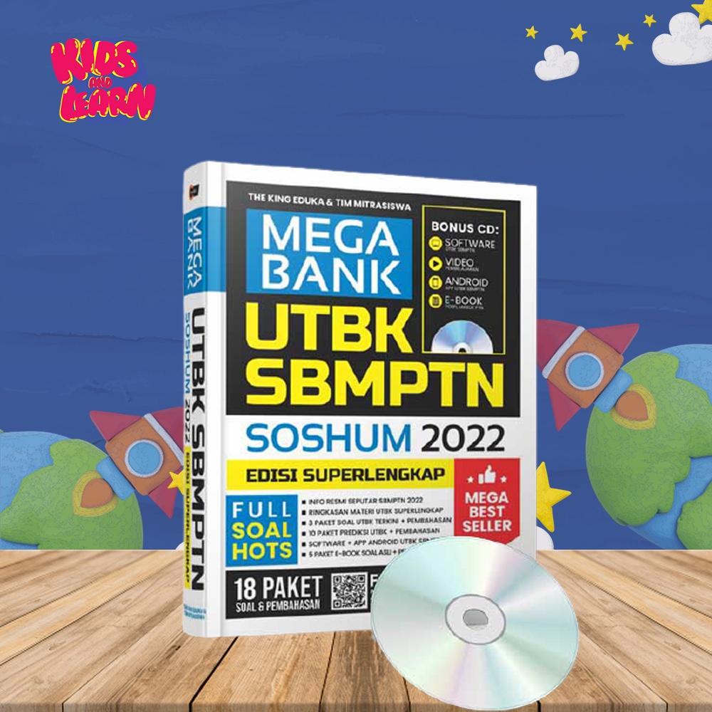 Jual Buku Belajar Pelajaran Soal Tes Utbk Sbmptn Mega Bank Soshum