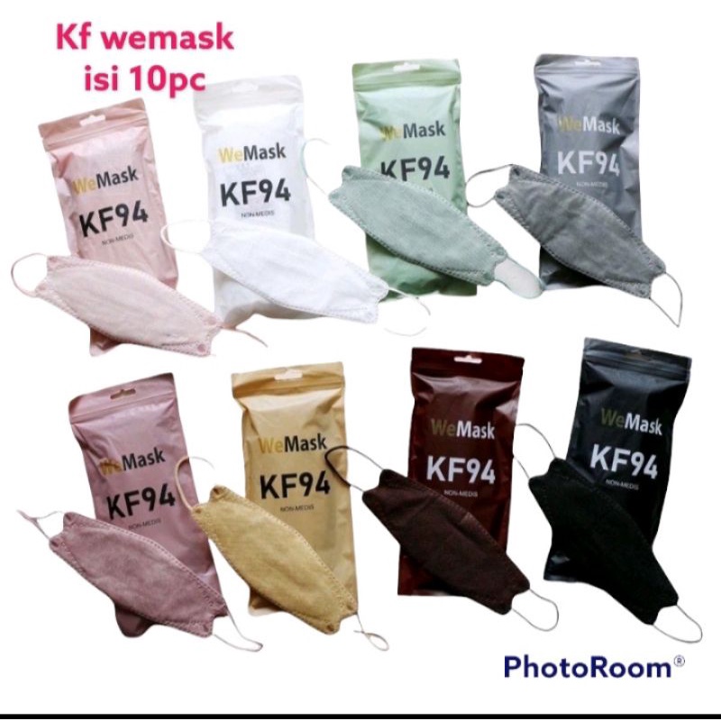 Jual MASKER KF94 WEMASK KOREA KF94 WARNA NUDE PACK ISI 10 PCS Shopee