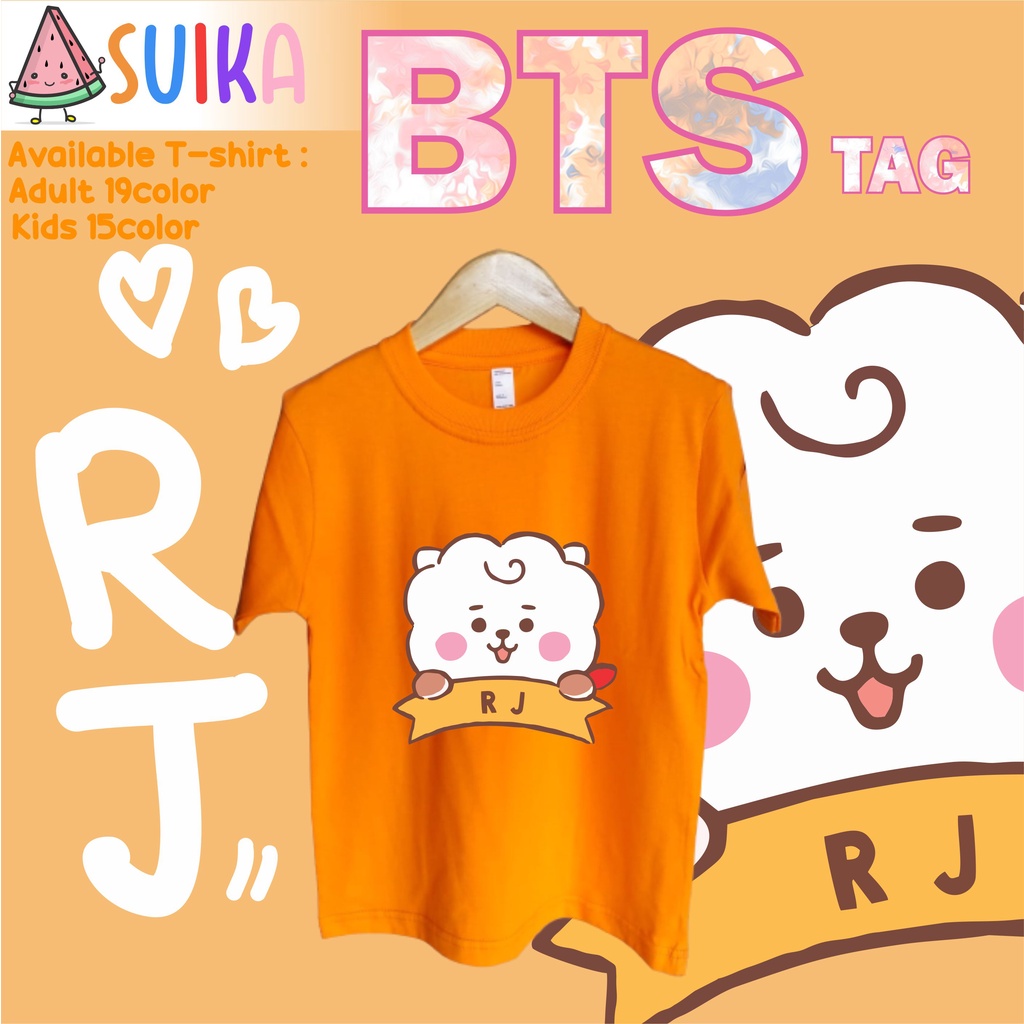 Jual Kaos Dewasa BTS BT21 RJ Baju Dewasa BTS BT21 RJ BTS Army BTS