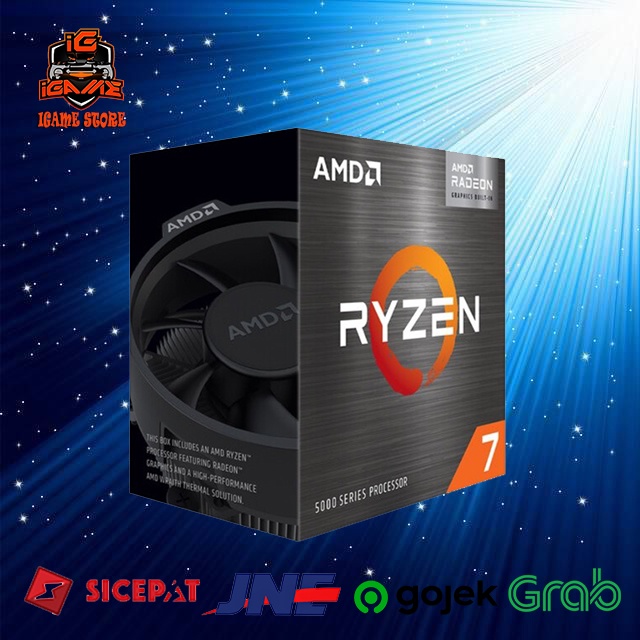 Jual AMD Ryzen 7 5700G Box Cezanne 7nm With Radeon Vega Graphics TOP