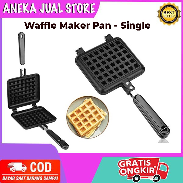 Jual Waffle Maker Croffle Maker Cetakan Waffle Manual Tanpa Listrik