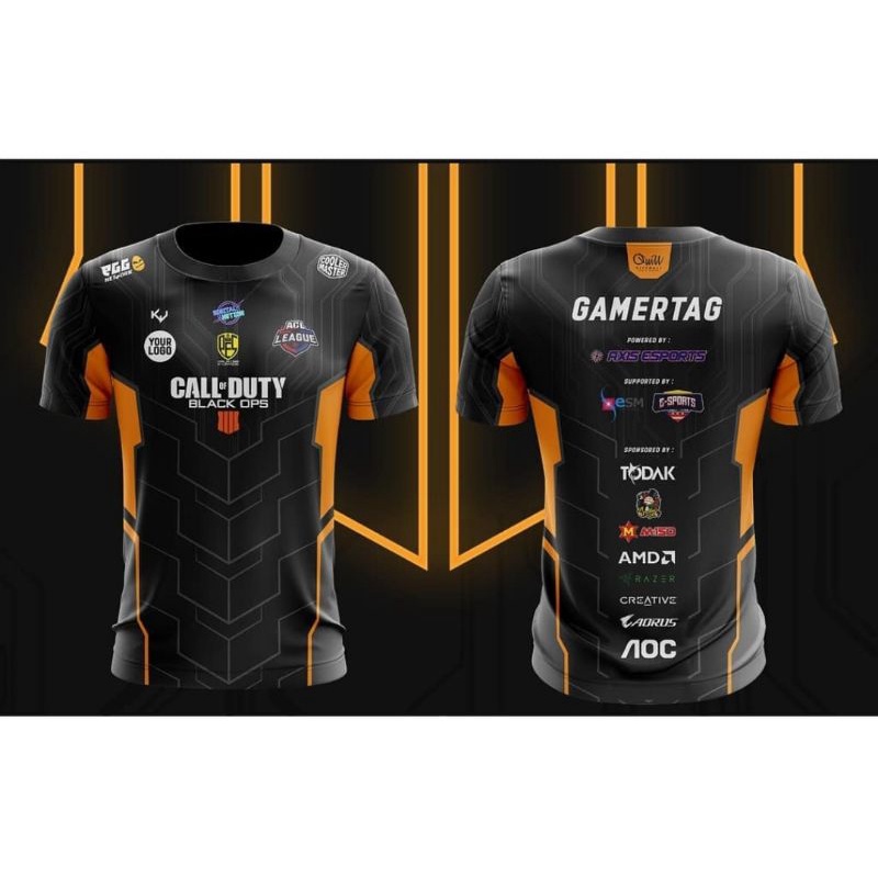 Jual JERSEY KAOS GAMING ESPORTS CUSTOM LOGO SQUAD NICKNAME FULL