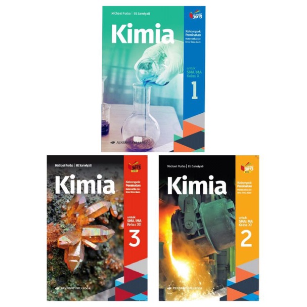 Jual BUKU KIMIA MICHAEL PURBA KELAS X XI XII SMA K13 ERLANGGA REVISI