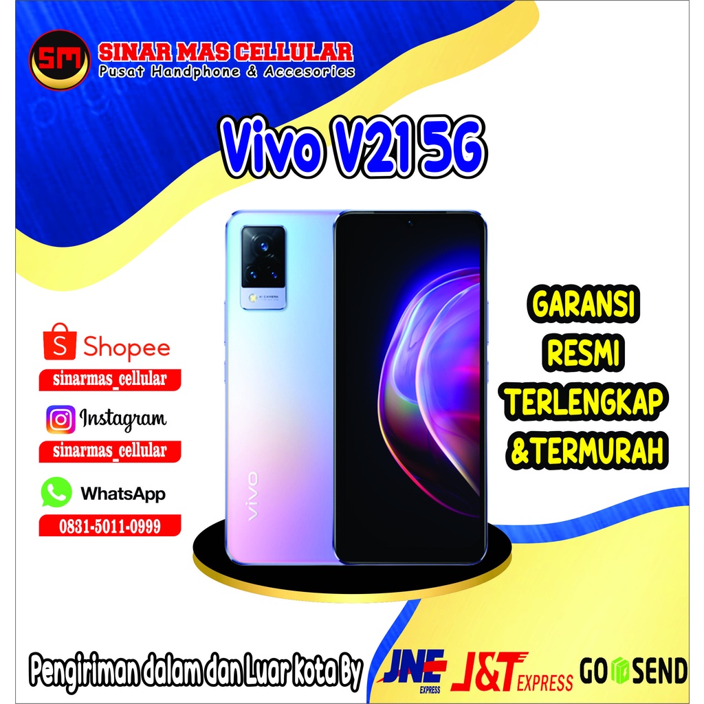 Jual Vivo V21 5G Ram 8 4 GB Internal 128 GB Shopee Indonesia