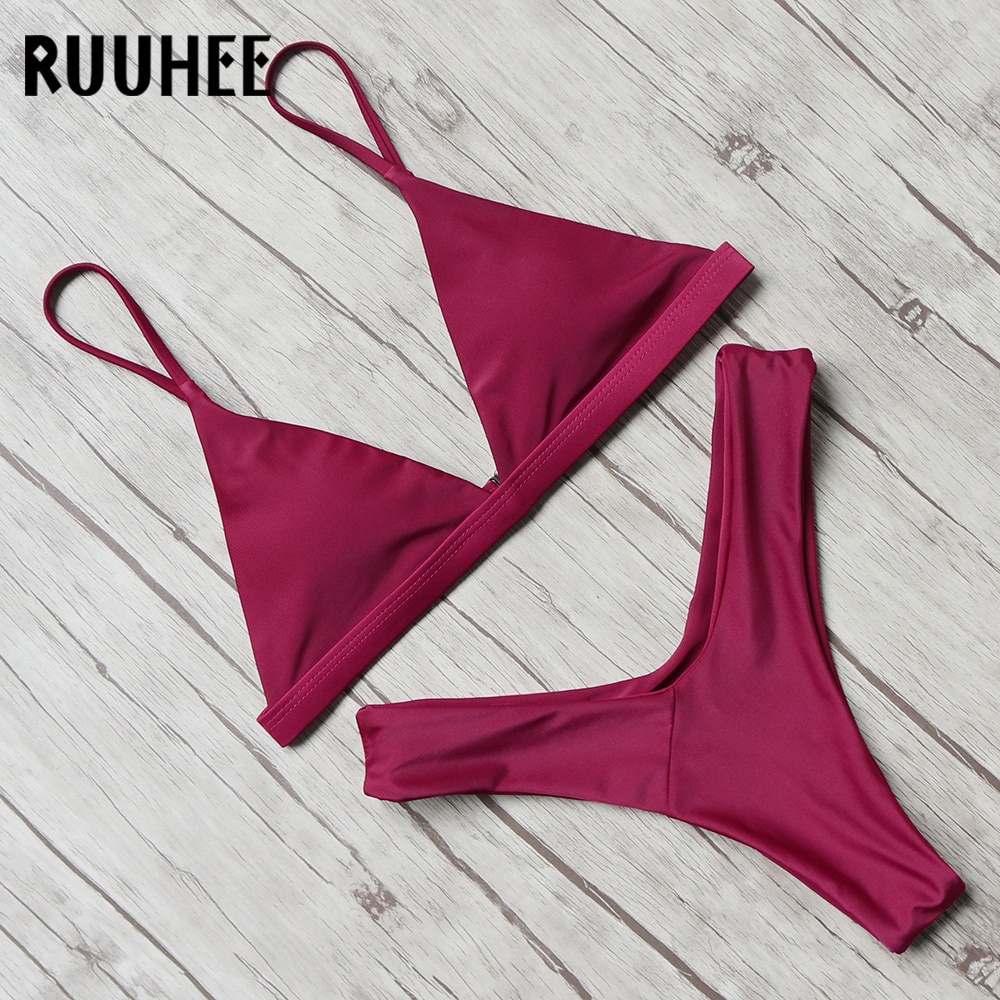 Jual PREORDER RUUHEE Bikini 2021 Woman Push Up Micro Bikini Set Low