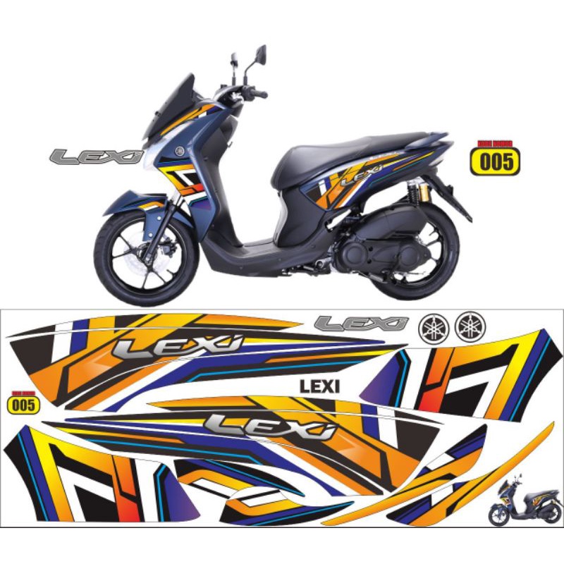 Jual Striping Sticker Decal Polet Yamaha Lexi Lexy Lexi 2018 2019