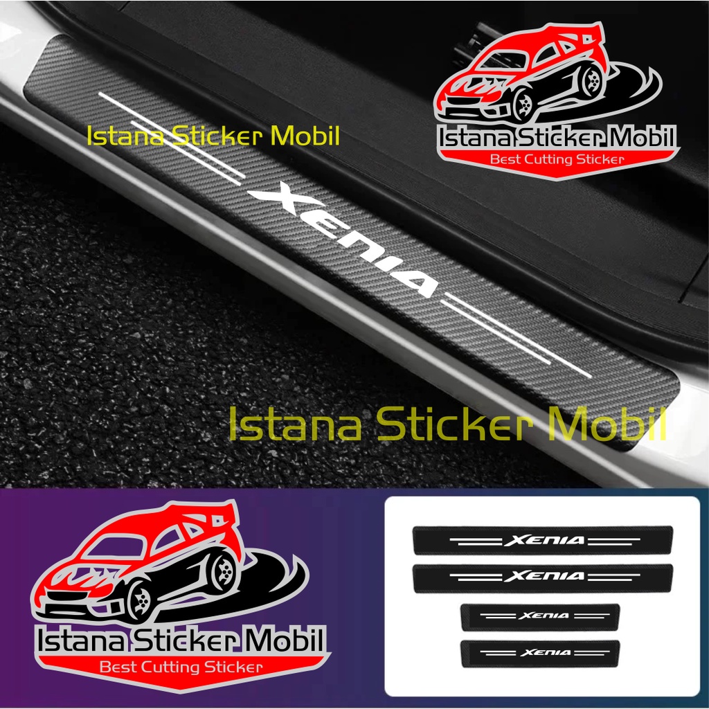 Jual Sticker Carbon 3d Pengaman Pintu Mobil Xenia Sticker Sillplate