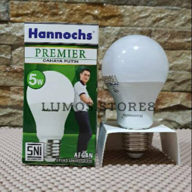 Jual Lampu LED Hannochs 5 Watt Premier Cahaya Putih Kuning