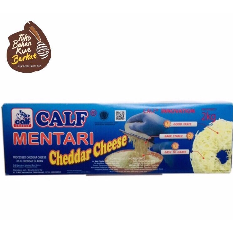 Jual Ctn Keju Calf Mentari Cheddar Cheese Kg Shopee Indonesia