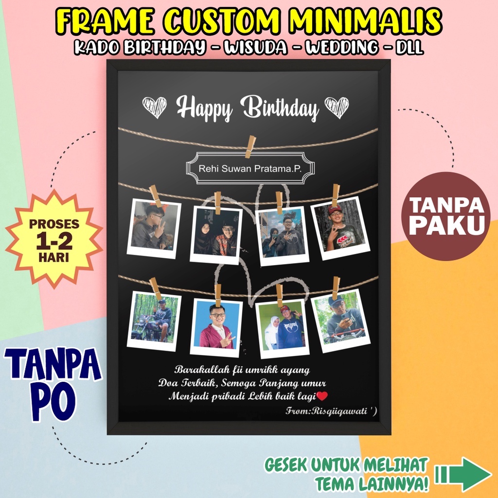 Jual Custom Kado Hadiah Wisuda Graduation UlangTahun Pernikahan Hiasan