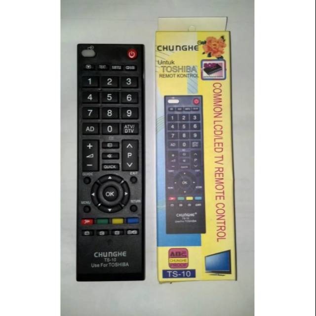 Jual Remot Tv Toshiba Led Lcd Tv Tabung Multi Universal Shopee Indonesia