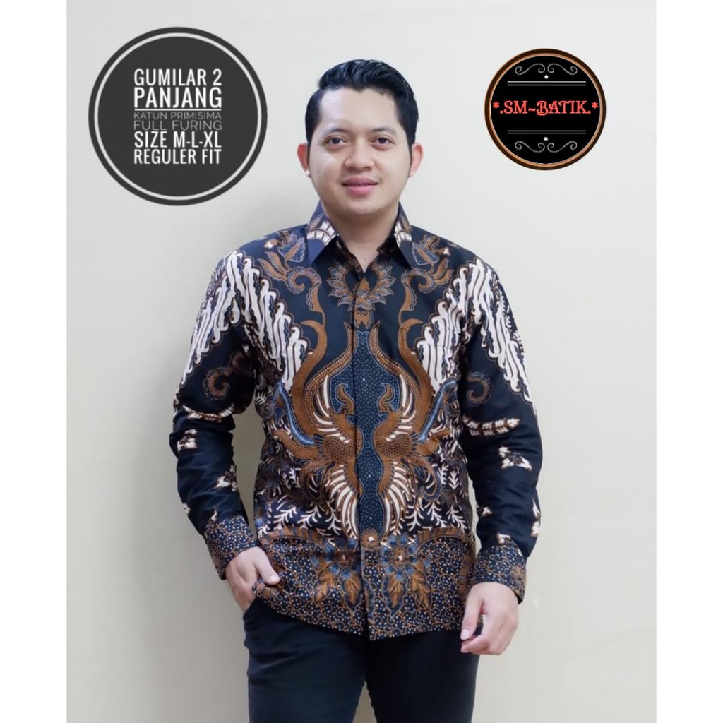 Jual Batik Gumilar 2 Kemeja Batik Pria Lengan Panjang By Aljaya