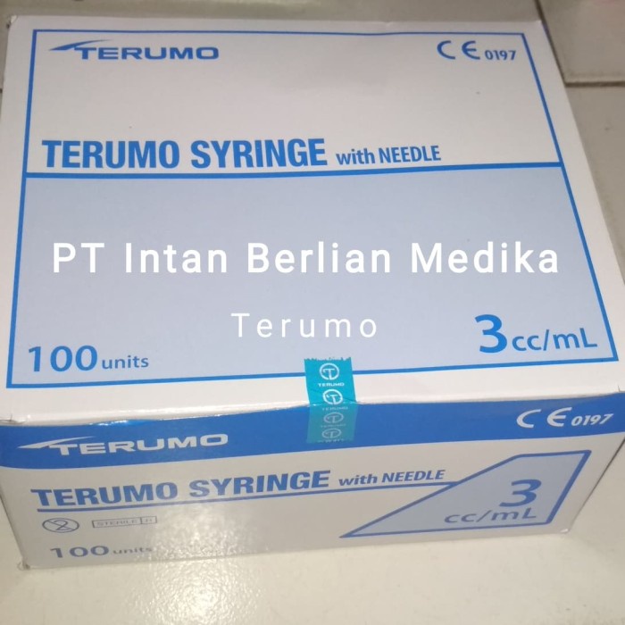 Jual Spuit Syringe Terumo 3 Cc Per Box 100 Pcs Shopee Indonesia