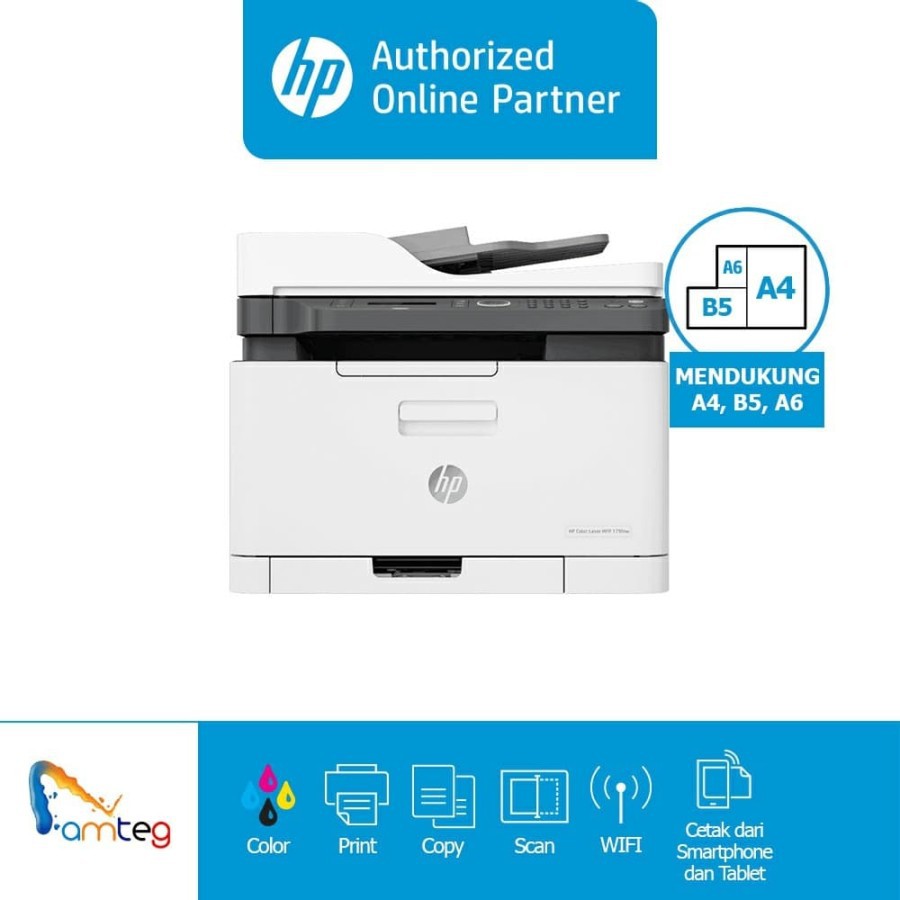 Jual HP Printer Laser Color Warna Multifungsi MFP 179FNW 179 FNW Print