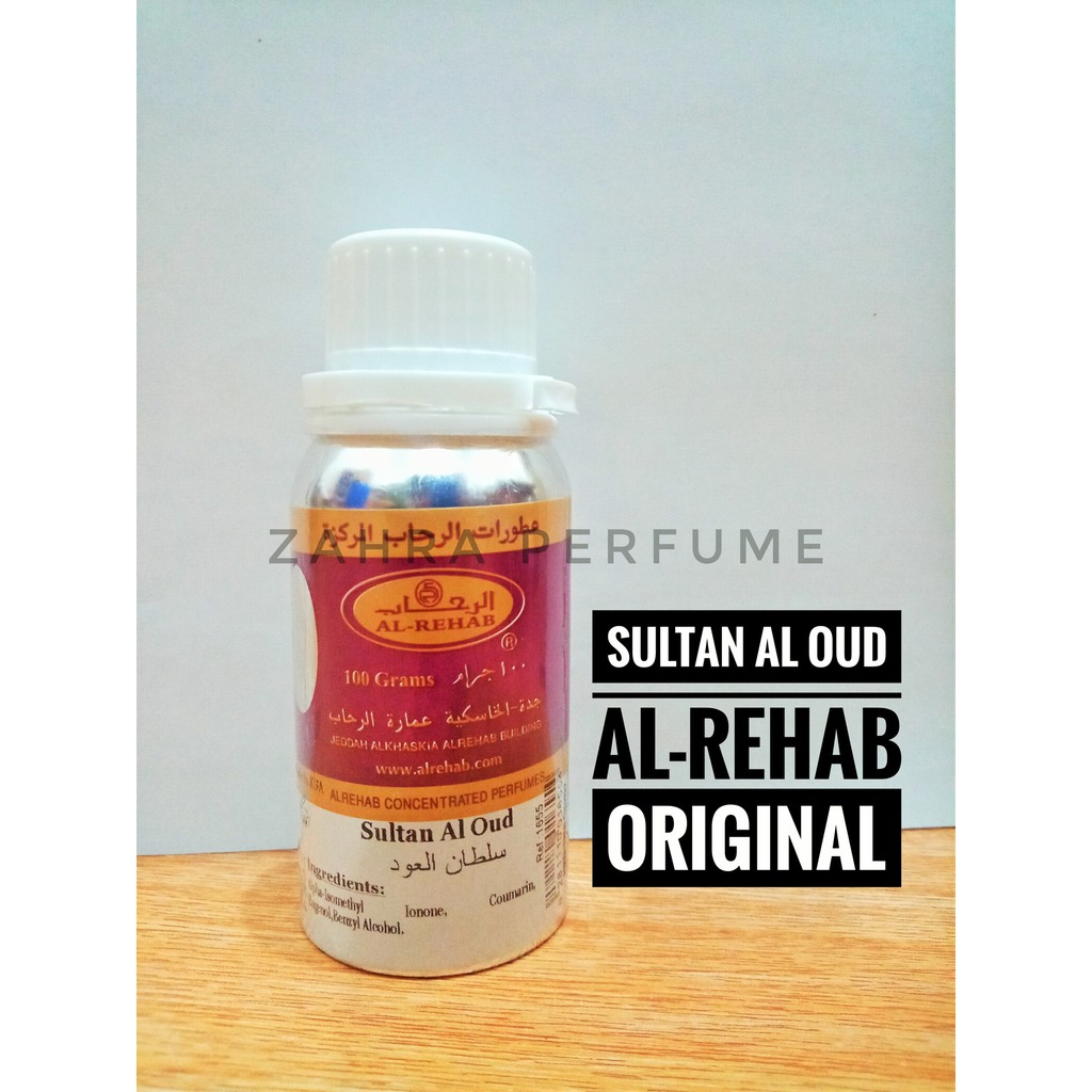 Jual PARFUM ARAB AL REHAB SULTAN AL OUD ORIGINAL 100 ML Shopee Indonesia