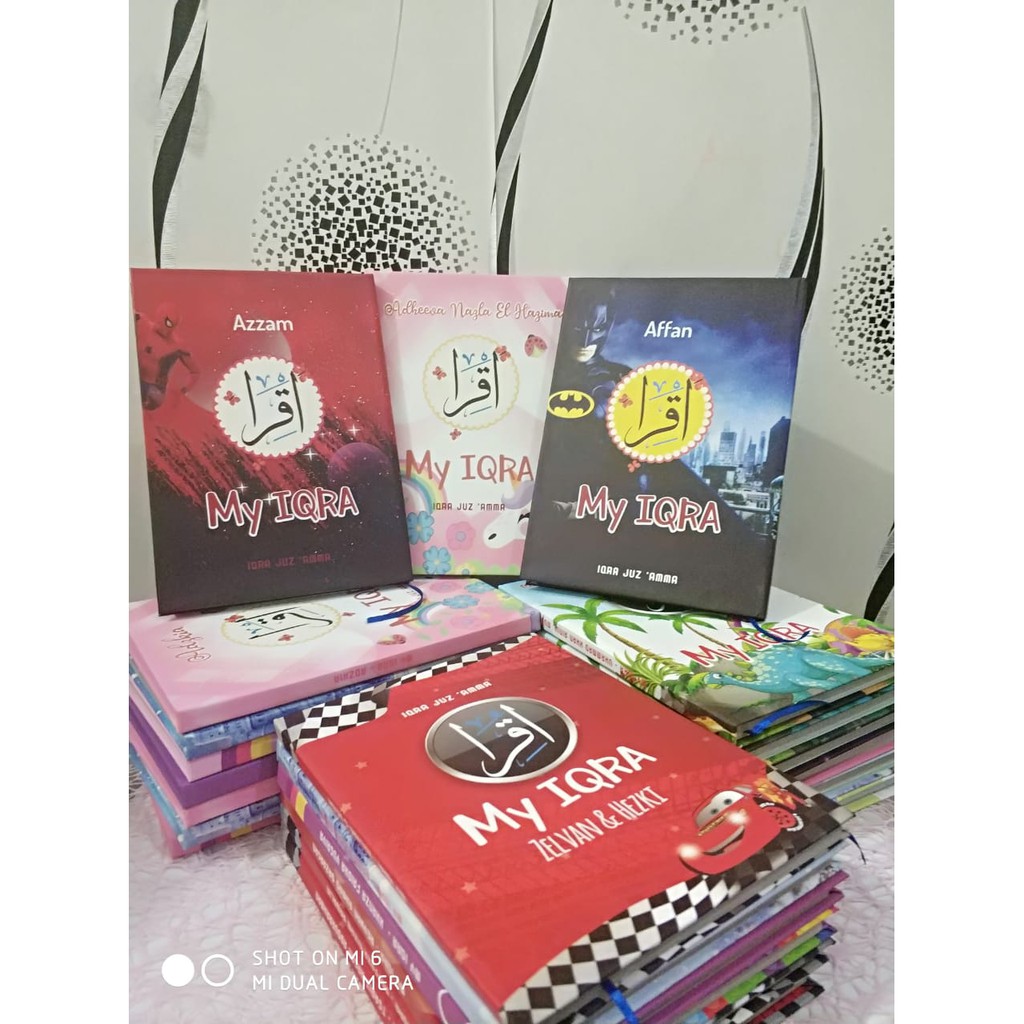 Jual Iqra Custom Hardcover Kertas Cd Koran Plus Pembatas Buku