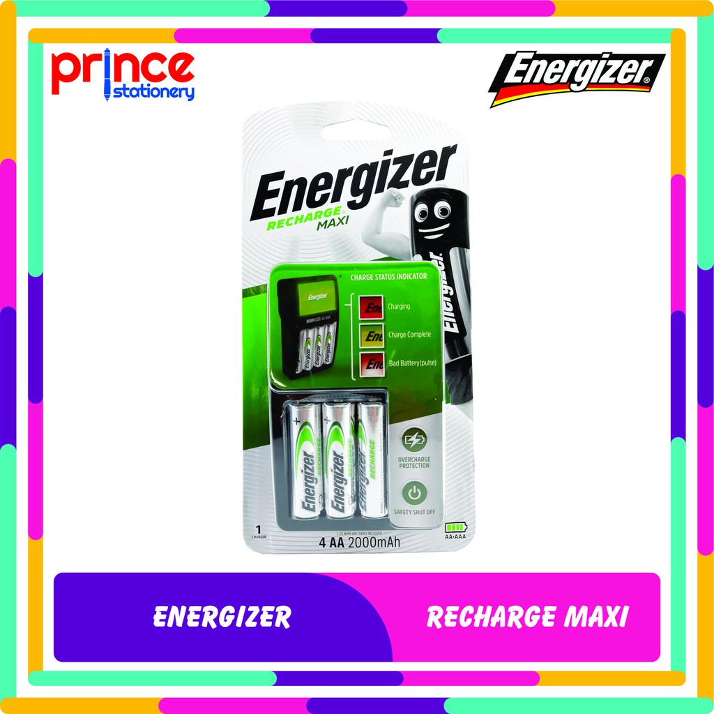 Jual Baterai Charger Energizer Recharge Maxi Shopee Indonesia