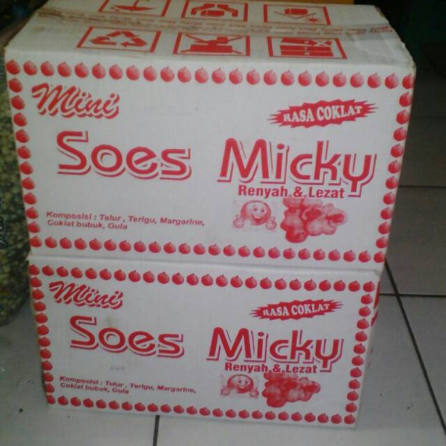 Jual Soes Mini Coklat Mickey Dus Isi Kg Shopee Indonesia