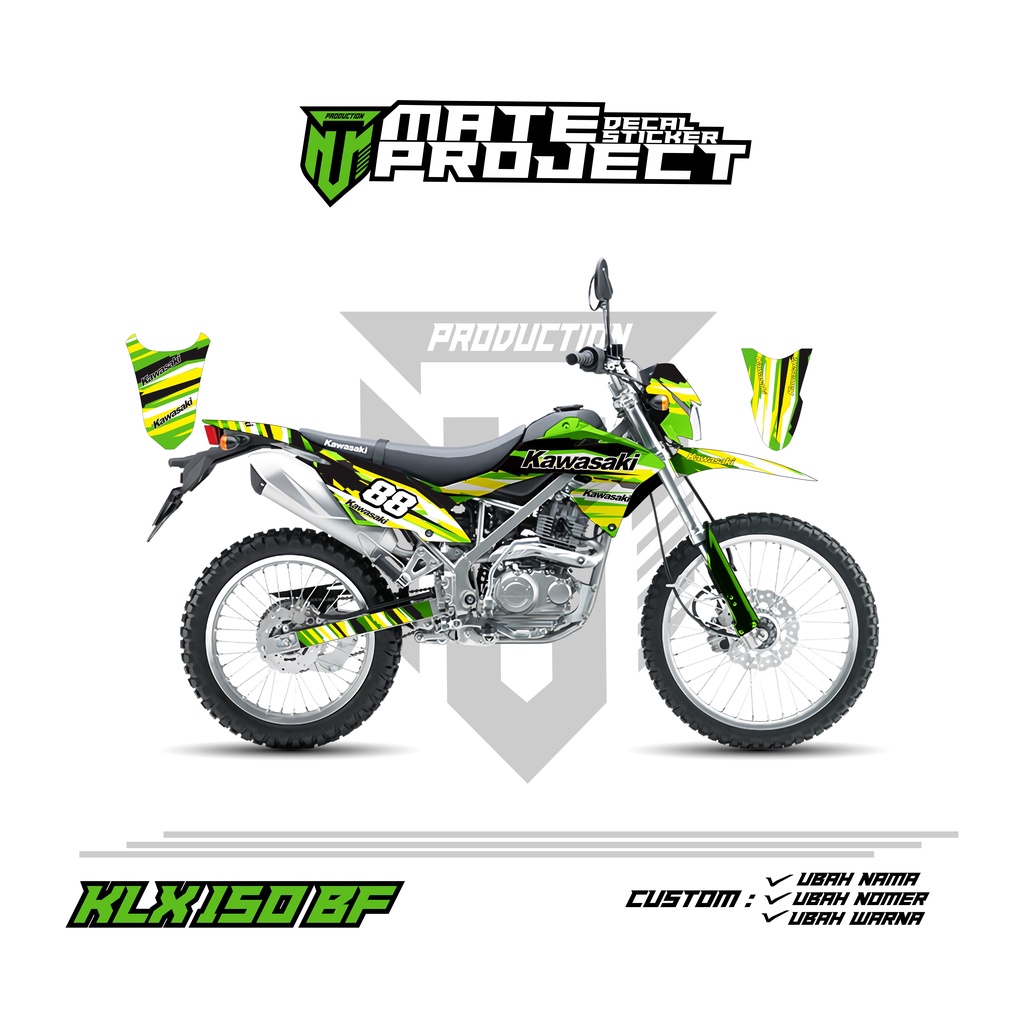 Jual Decal Stiker Motor Klx Bf Full Body Custom Shopee Indonesia