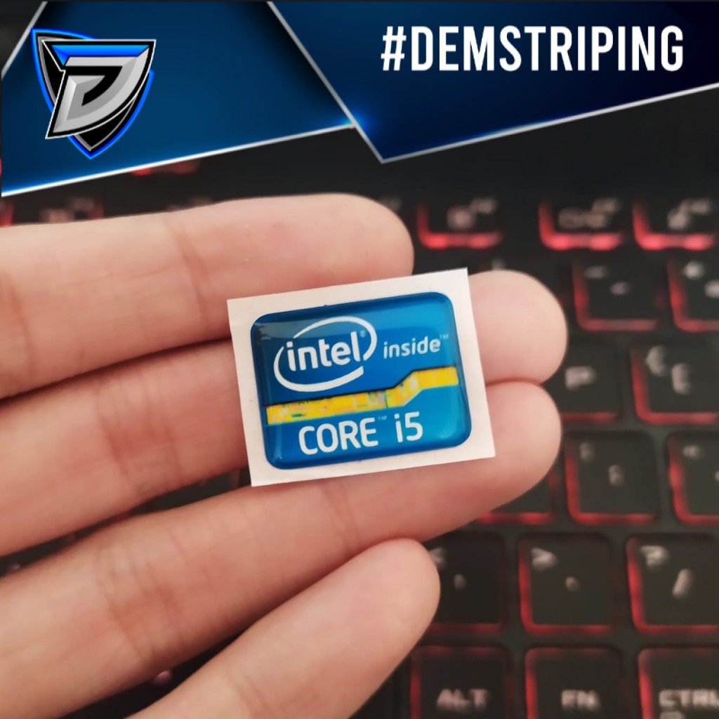 Jual STICKER INTEL CORE I5 GEN 2 STIKER TIMBUL LENTUR STIKER STIKER PC