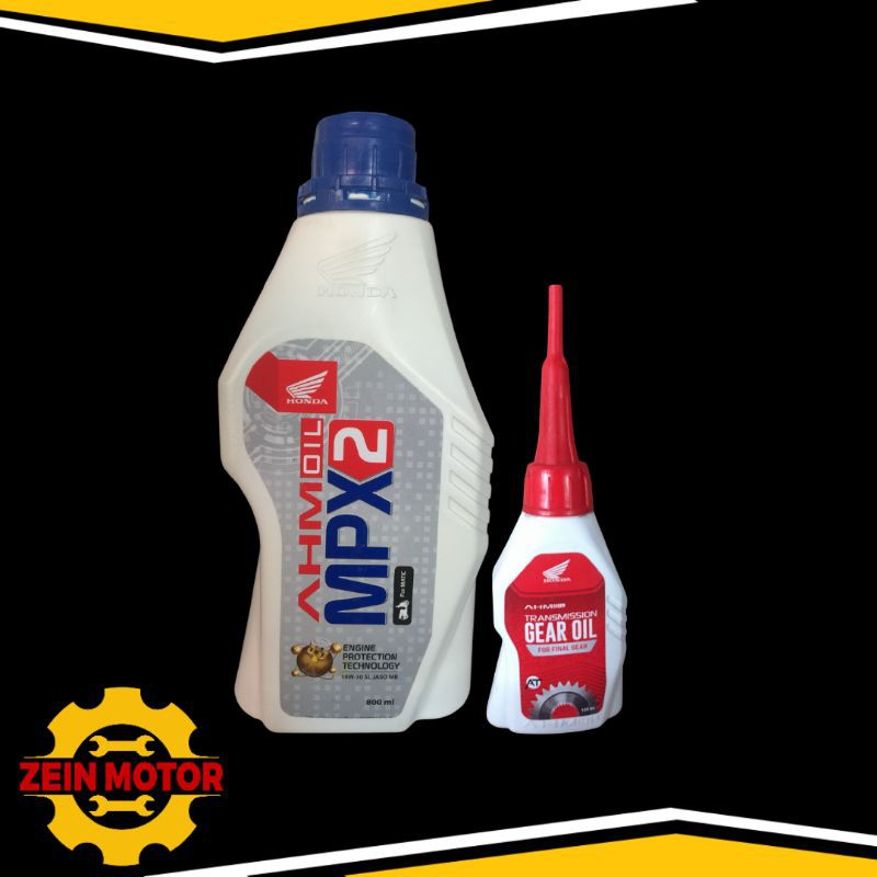 Jual OLI AHM MPX 2 MATIC DAN OLI GARDAN GEAR OIL AHM SATU PAKET