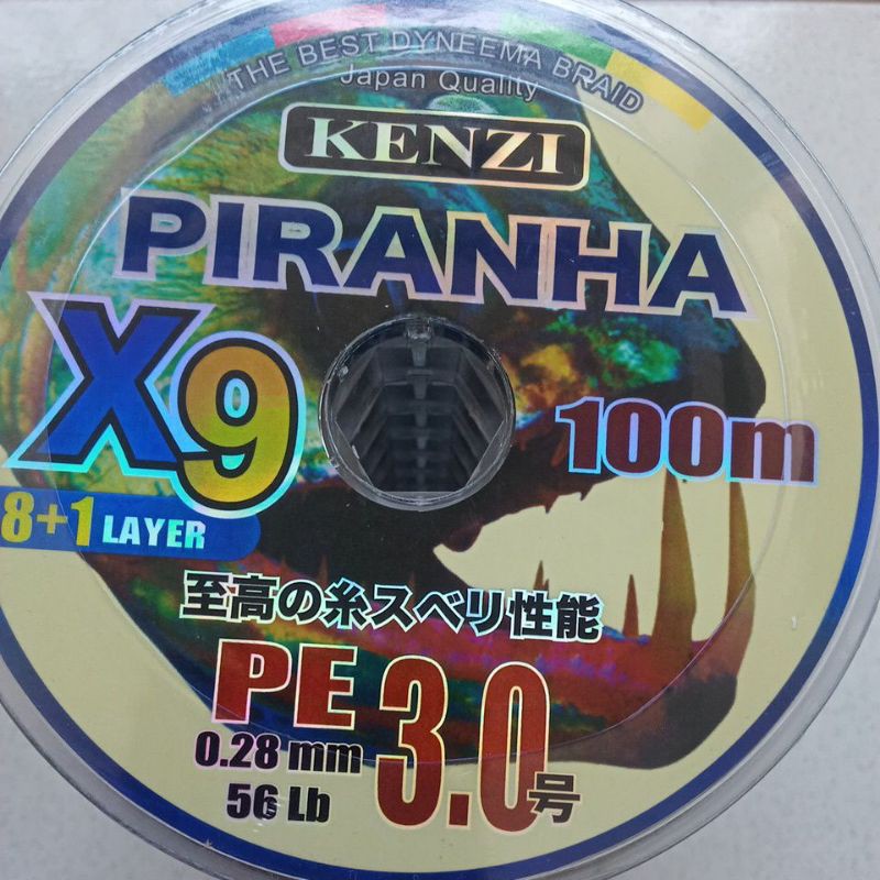 Jual PE KENZI PIRANHA X9 100M 3 0 Multi Colour Shopee Indonesia