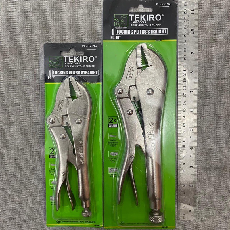 Jual Tang Buaya Tang Sekrup Besar Tekiro Locking Pliers Straight 7