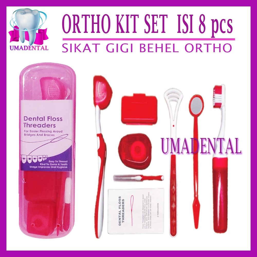 Jual Orthodontic Kit Ortho Kit Sikat Gigi Behel Set Shopee Indonesia