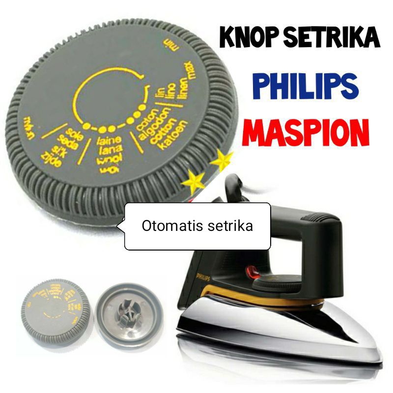 Jual KNOP PUTARAN SETRIKA OTOMATIS MASPION PHILIPS Shopee Indonesia